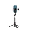 Tech-Protect L05S Selfie Stick Tripod & LED Light – Statyw z Bluetooth i Lampą, Black